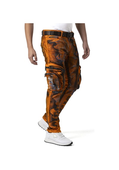Cd902 Erkek Kargo Pantolon Turuncu