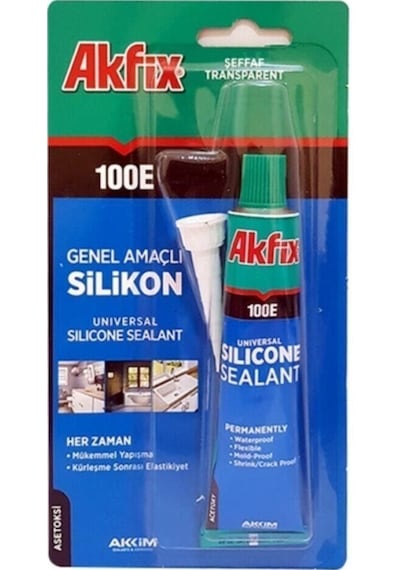 100 E Genel Amaçlı Şeffaf Silikon