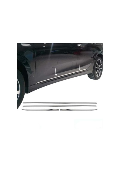 Fiat Egea Hb Krom Yan Kapı Çıtası 4Prç 2015 ve Üzeri P.Çelik
