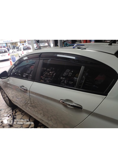 Fiat Egea Sedan Mugen Model Cam Rüzgarlığı 4 Lü Set