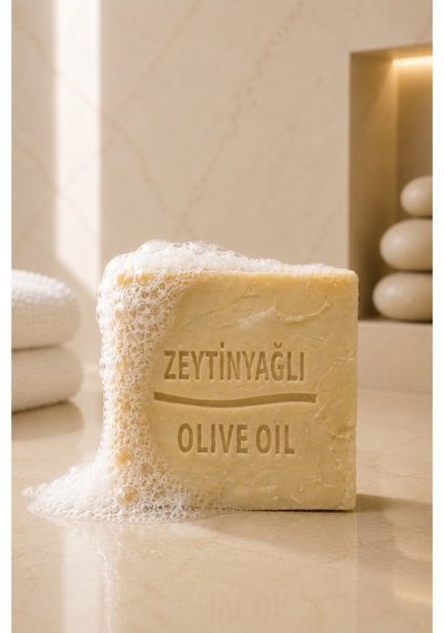2'li Doğal Zeytinyağı Sabunu 120-140 Gr El Yapımı Bitkisel Nemlendirici Yüz, Vücut Ve Saç Sabunu - 901030323 Diğer