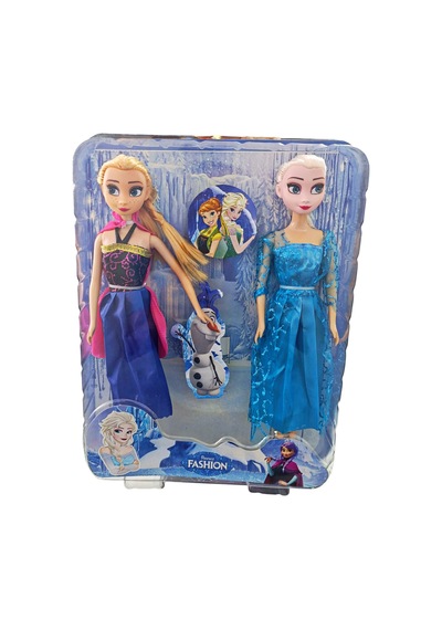 Elsa Ve Anna Figür Oyuncak Bebekler 2'li Set Kollar Ve Bacaklar Hareketli Karlar Ülkesi 28 Cm