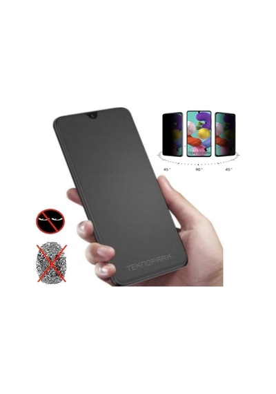 Xiaomi Poco X3 Nfc Mat Hayalet Ekran Gizli Privacy Tam Kaplayan Kırılmaz Cam Seramik Ekran Koruyucu