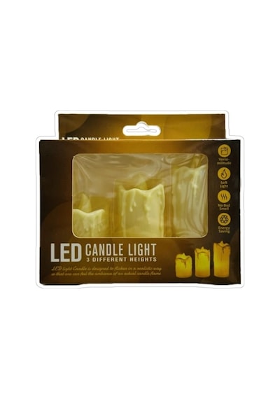 3'li Led Mum 3'li Led Mum Belirtilmemiş
