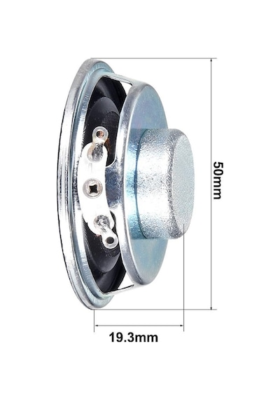 Mini 5cm 8 Ohm 5w Hoparlör Yuvarlak Speaker 50mm 5 Watt Ses Müzik Amfi Ses Oluşturucu Yüksek Kalite