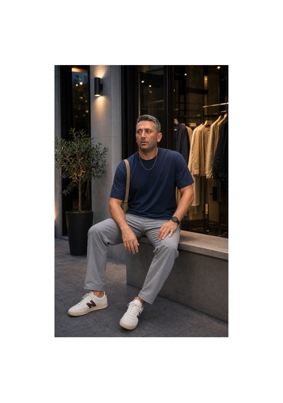 Modi Green Premium Oysho Regular Oversize Unisex Sıfır Yaka Kısa Kollu Tişört - Lacivert Modi Green Premium Oysho Regular Oversize Unisex Sıfır Yaka Kısa Kollu Tişört - Lacivert