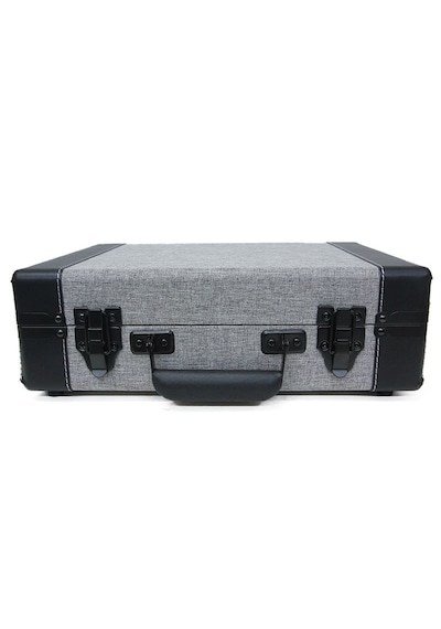 Crownwell 05 33-45-78 'lik Plak Çantalı Bluetooth Pikap Gri Özel