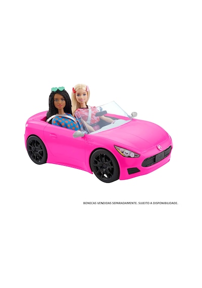 Barbie Araba Dönen Tekerlekleri Olan, 2 Kişilik, Üstü Açık Barbie Araç, 3-7 Yaş Arası Çocuklar İçin Hbt92
