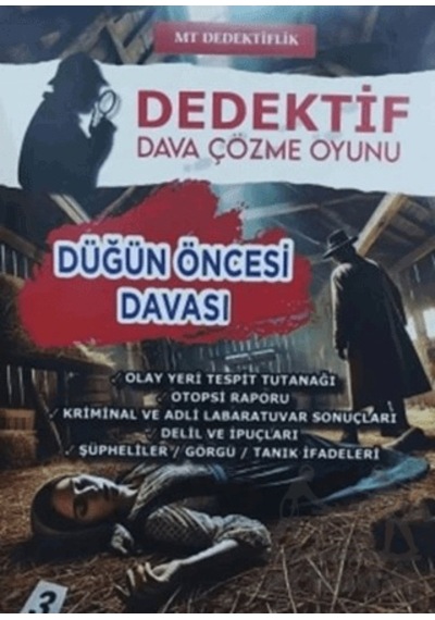 Dedektif Dava Çözme Oyunu - Düğün Öncesi Davası Mt Dedektiflik