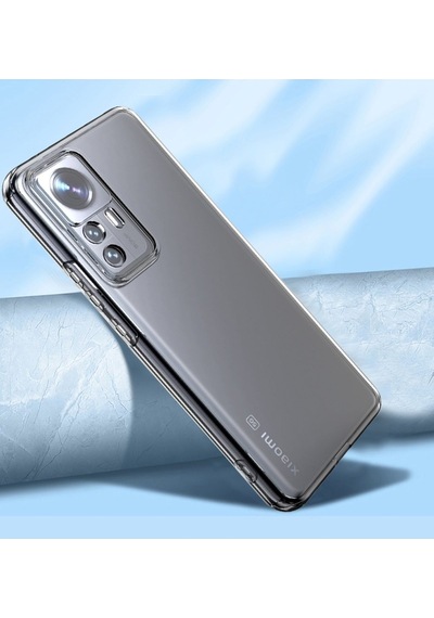 Xiaomi Mi 12t Pro Kılıf Zore Kamera Korumalı Süper Silikon Kapak Renksiz