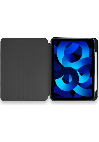 İpad 10.2 7.nesil Kılıf Starling 360 Kalemlikli Tablet Kılıf - Siyah Diğer