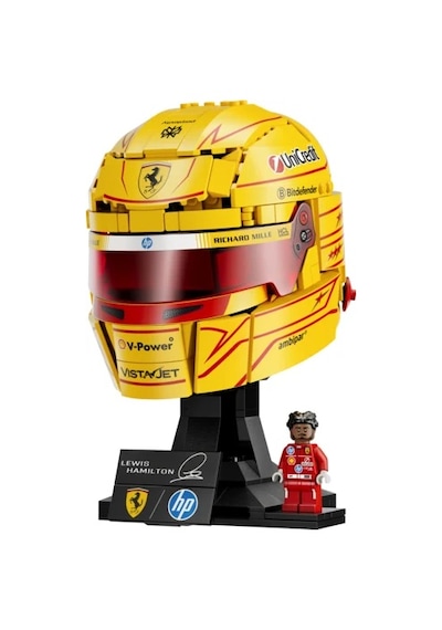 LEGO® Editions Scuderia Ferrari HP Lewis Hamilton Kaskı 43022 - 14 Yaş ve Üzeri İçin  F1® Modeli Yapım Seti (884 Parça)