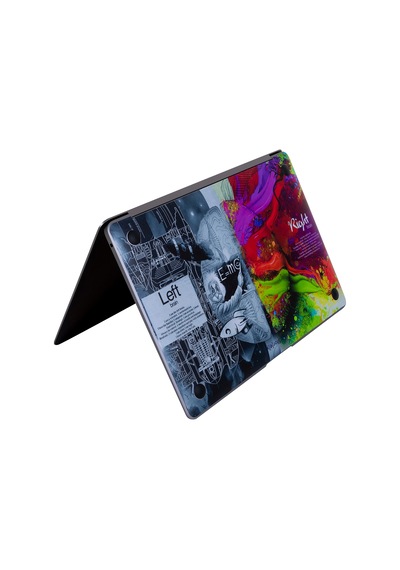 Apple Uyumlu MacBook Air Kılıf Sticker Kaplama Laptop Koruyucu Touchıd A2179 İle Uyumlu Brainnl Gri