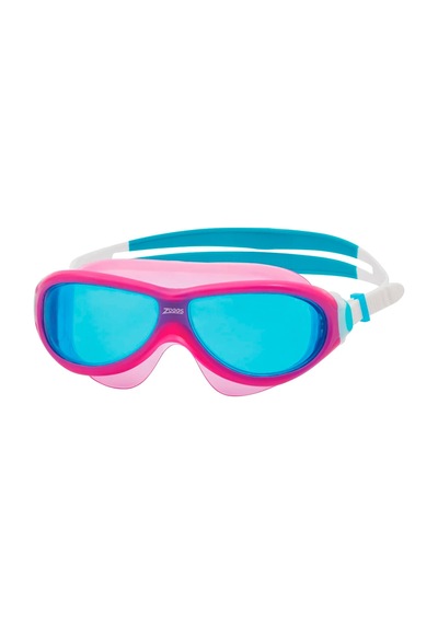 Zoggs Phantom Junior Mask Pink White Tint Blue Açık Gri