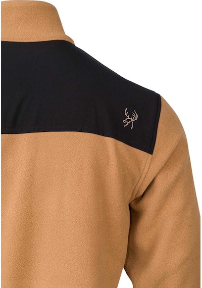 2as Cliff Erkek Parçalı İnce Polar Sweatshirt Camel