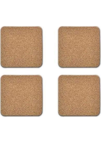 Ahşap Bardak Altlığı 4 Adet Çiçek Desen 49x9cm Çok Renkli