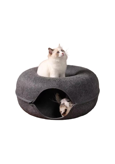 Donot Keçe Kedi Tünel Yatağı 60x28cm