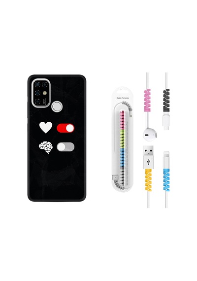 Casper Via F20 Kılıf Kablo Koruyuculu Love Brain 1722