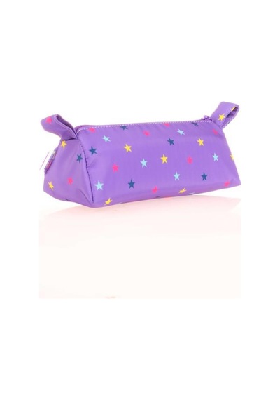 Kaukko Triangle Punch Kalem Çantası Purple K2579 Mor