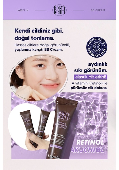 Lamelin Retinol ve Bakuchiol İçeren Aydınlatıcı BB Krem 10 ml Lamelin BB Cream 10 ml