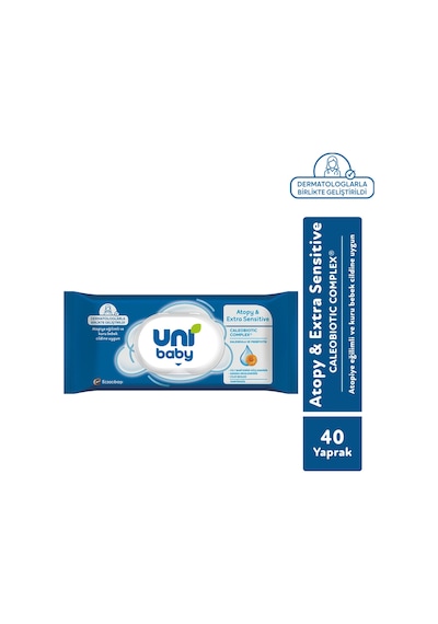 Uni Baby Atopy & Extra Sensitive Atopik Ciltlere Özel Islak Mendil 6x40 240 Yaprak 6'lı Set