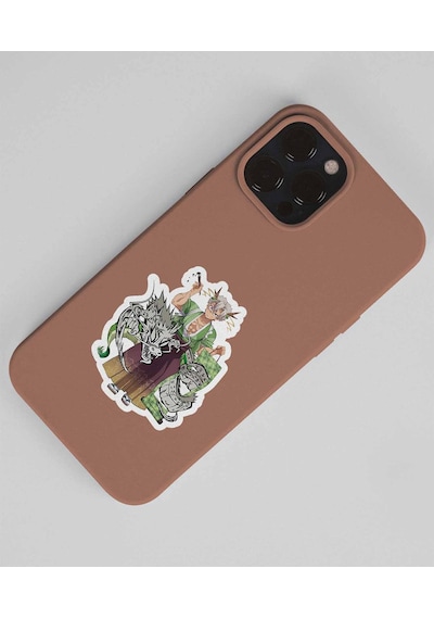 Demon Slayer Genya -sanemi Shinazugawa 2 Li Set Anime Sticker Çıkartma Kimetsu No Yaiba-parlak Kağıt Mor