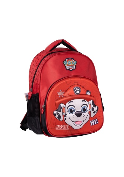 Paw Patrol Kabartmalı Figür 2 Bölmeli Cepli Çocuk Okul Sırt Çantası Ve Beslenme Çantası Çok Renkli