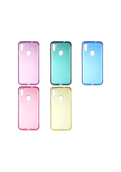Samsung Uyumlu Galaxy M11 Kılıf Zore Bistro Kapak-Pembe