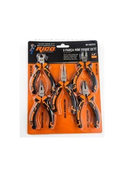 Rico Rc-0376 5 Parça Mini Pense Seti Çok Renkli