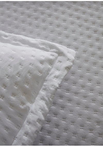 Karaca Home Breeze Soft Çift Kişilik Yatak Örtüsü Takımı Ekru Be Beyaz