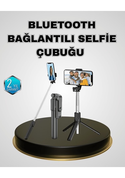 Lexroo Bluetooth Selfie Çubuğu Kablosuz, Hafif Ve Yüksek Çözünü