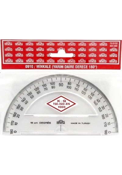 Minkale Plastik 15 Cm 180 Derece 0910