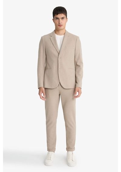 Defacto Modern Fit Düğmeli Cepli Blazer Ceket F2347ax25aubg773 Bej