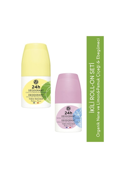 Yves Rocher İkili Fresh & Çiçeksi Roll-on Deodorant Seti-9916641 100 Ml