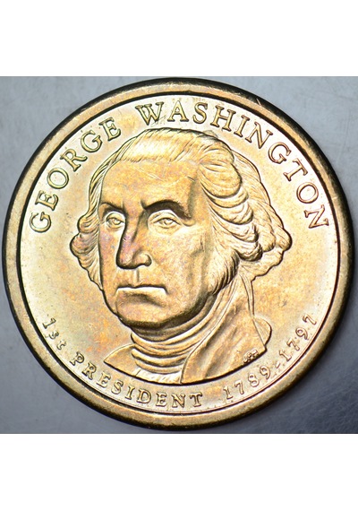 Amerika 1 Dolar 2007 D Başkanlar Serisi-george Washıngton. Çilaltı.