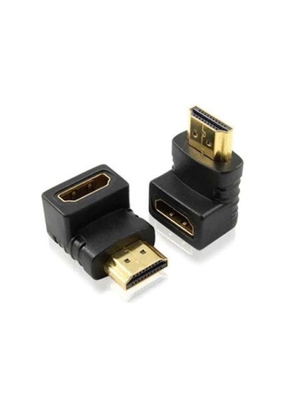 HDMI Dirsek 90 Derece Adaptörü HDMI ERKEK DİŞİ - HDMI L Çevirici