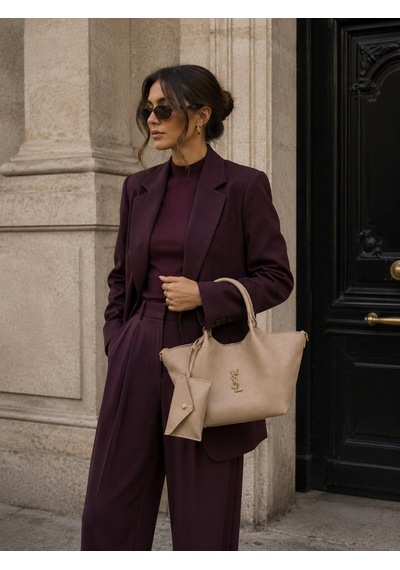 Vulapari Vizon Ysl Model Kadın El Ve Omuz Çantası .
