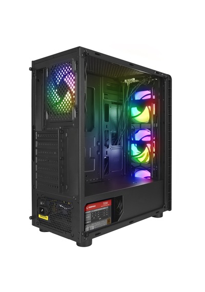 Rampage Redsky Rgb Mesh 700w 80+ 4 12cm Rgb Fan Gaming Oyuncu Kasası