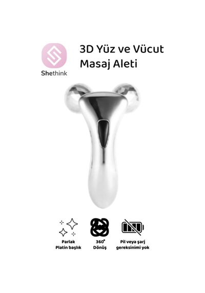 Shethink 3d Yüz Ve Vücut Masaj Aleti Sh-50 2 Adet