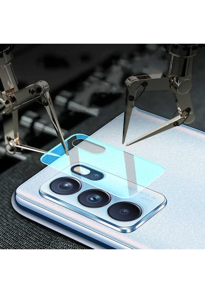 Oppo Reno 6 4G Nano Kamera Lens Koruma Camı Renksiz