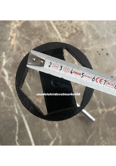Ern Çelik Büyük Çay Kazanı Rezistans Anahtarı 11/4 Rezistans Sökme Anahtarı 5,5cm