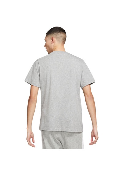 Nike M Nsw Tee Icon Swoosh Erkek Günlük Tişört Gri/beyaz Gri/beyaz