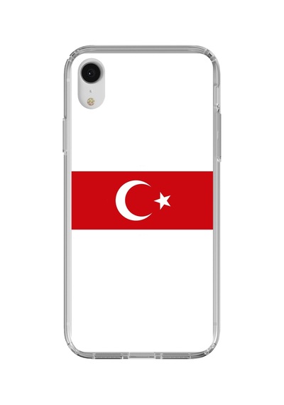 İphone Xr Uyumlu Türk Milli Takım Beyaz Forma Baskılı Silikon Kılıf Renkli
