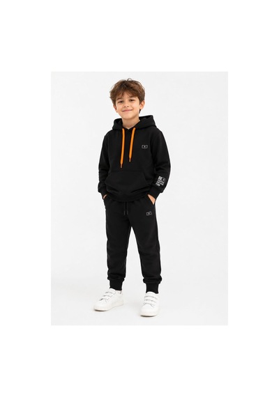 H&c Coolboy H&c Erkek Çocuk Haki Kapüşonlu Baskılı Eşofman Takımı Sweatshirt Ve Jogger Alt Siyah H&c Coolboy H&c Erkek Çocuk Haki Kapüşonlu Baskılı Eşofman Takımı Sweatshirt Ve Jogger Alt Siyah