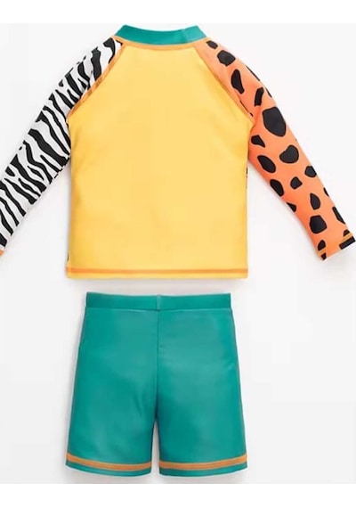 My Kids Wear Erkek Çocuk Boneli Uzun Kollu Mayo Turuncu
