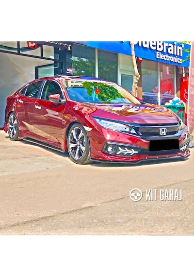Kit Garaj Civic Fc5 Mugen Makyajlı Ön Ek Plastik Boyasız
