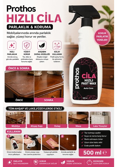 Prothos Hızlı Cila 500 Ml