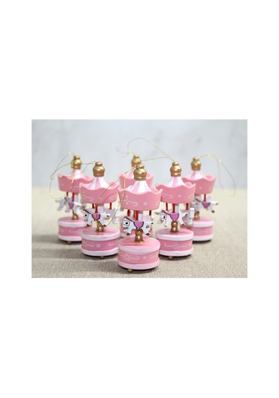 10 Adet Ahşap Dekoratif Atlı Karınca Figür Dekor Masaüstü Süs Carousel Horse Mini 8 X 3 Cm 1
