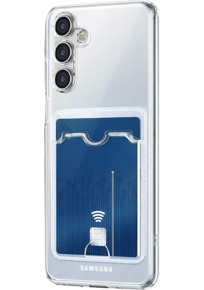 Samsung Uyumlu Galaxy A57 5g Kart Şeffaf Silikon - Şeffaf Diğer