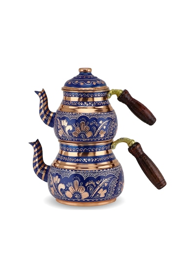 Middle Mavi Bakır Çaydanlık 2,5 Lt